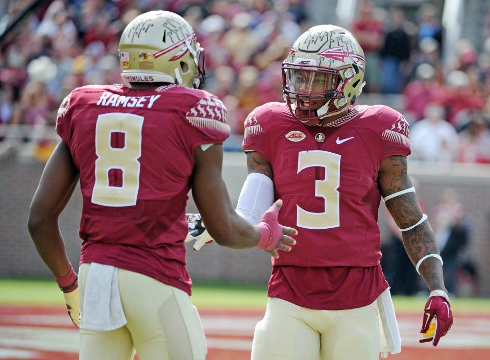 Safety: Derwin James, Florida State, Sophomore: As the apparent successor to former Seminole star Jalen Ramsey, James is beyond his years physically and intellectually on the football field. As a freshman, he finished with 4.5 sacks, 9.5 tackles for loss, two forced fumbles and two fumble recoveries.