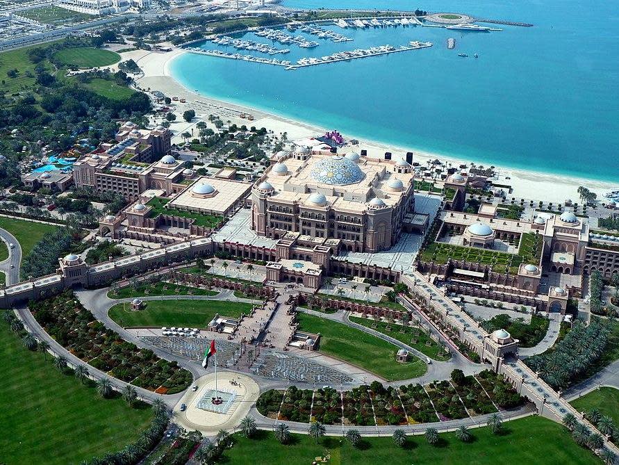 Juan Carlos is reportedly staying at the ultra-luxury five-star Emirates Palace Hotel in Abu Dhabi: Chris Down