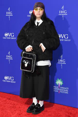 <p>VALERIE MACON/AFP via Getty</p> Billie Eilish