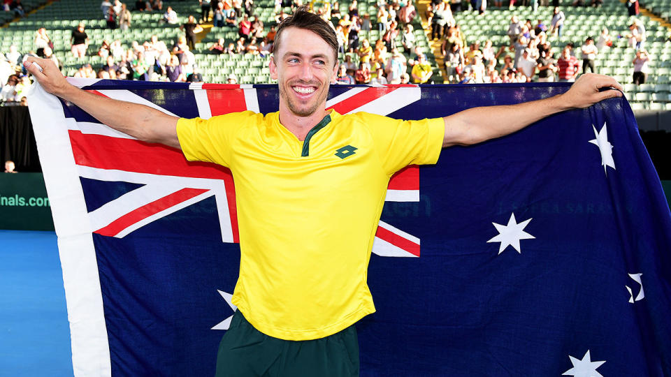 John Millman thinks the pay disparity between the top and bottom players in professional tennis needs to change. Pic: Getty