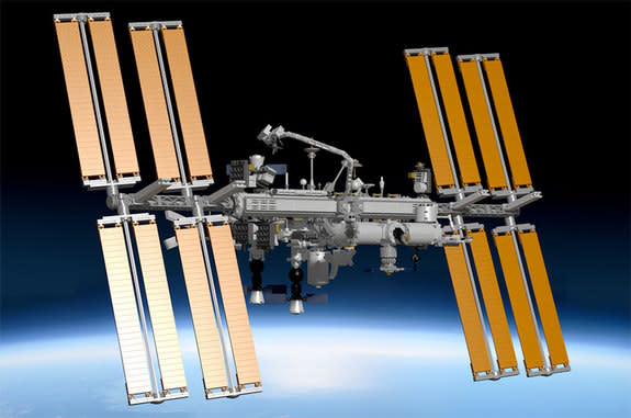 Christoph Ruge's LEGO International Space Station recreates the orbiting outpost out of the iconic plastic toy bricks