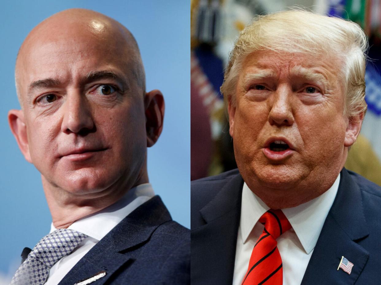 jeff bezos donald trump