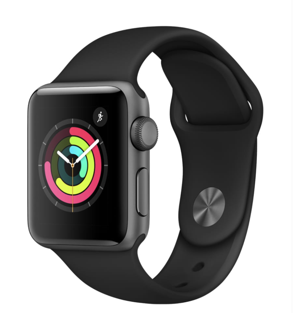 Apple Watch Series 3 GPS - 38mm - Sport Band. (Photo: Walmart)