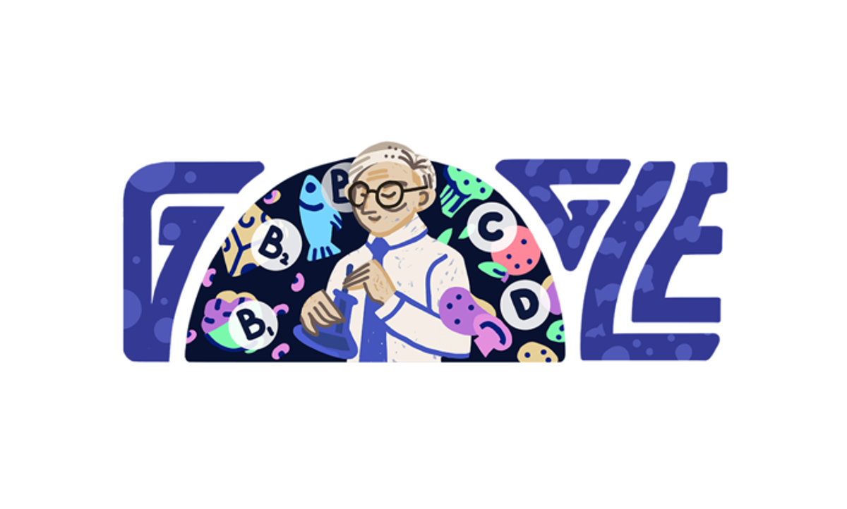 The Funk Estate collaborated with Google to create a tribute to the Polish-American biologist  (Google Doodle)
