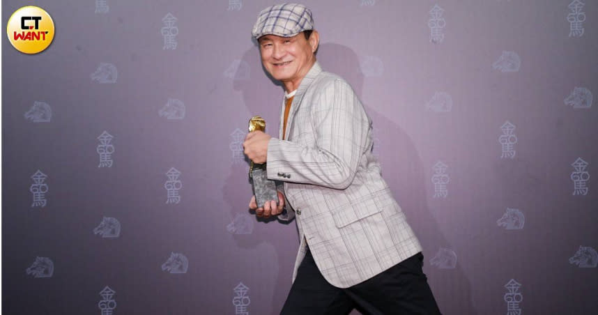 陳慕義奪下第60屆金馬獎最佳男配角。（圖／本刊攝影組）