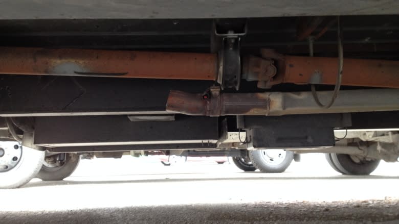 Thieves swipe catalytic converter from shuttle owner's bus