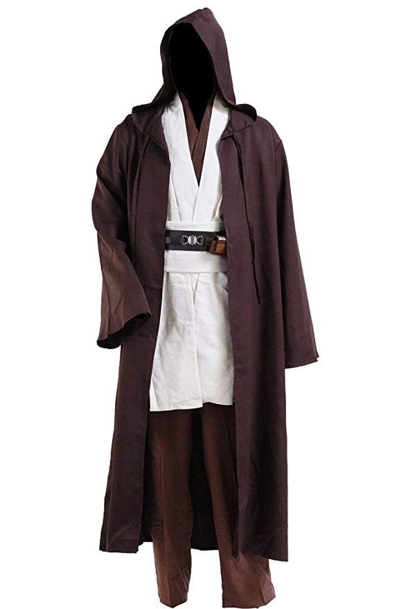 jedi halloween costume with robe and tunic