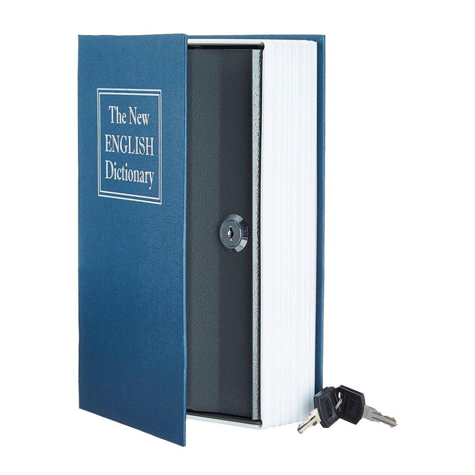 4) Book Safe With Key Lock