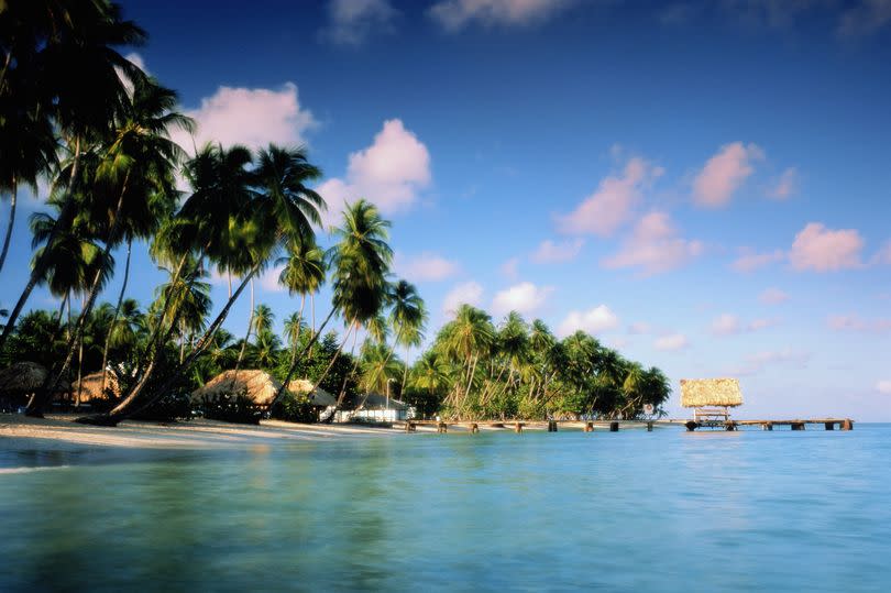 A beach in Tobago