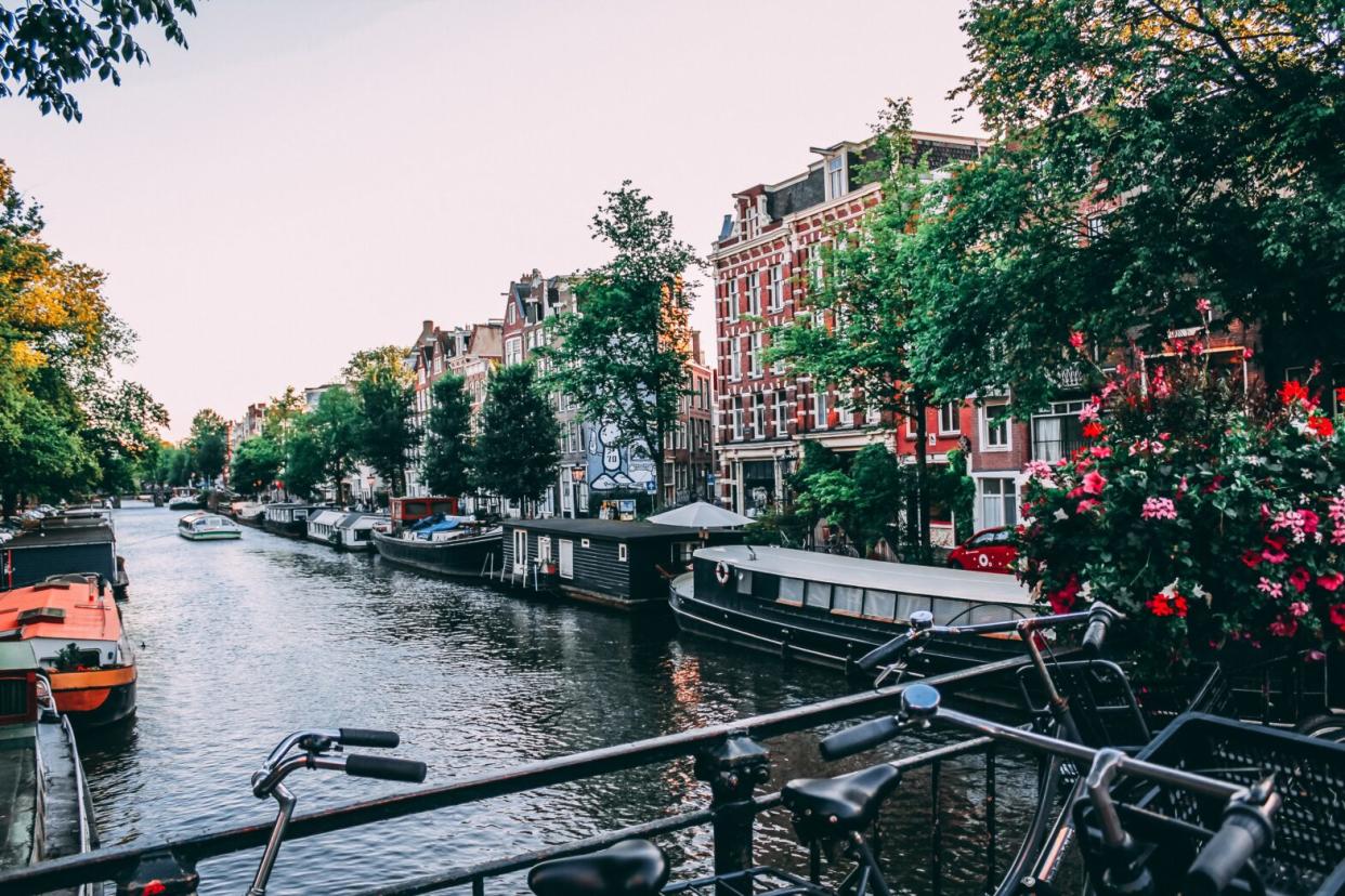 Looking for places to stay in Amsterdam? Look no further as today's article on where to stay in Amsterdam will give you all the information you need to plan your trip. PIctured: one of the famed canals of Amsterdam.
