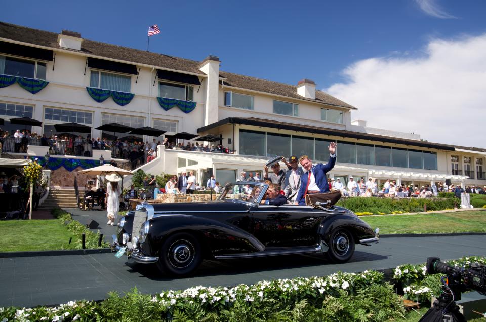 A 1953 Mercedes-Benz restored by McPherson College students earned second in class at the 72nd Pebble Beach Concours d'Elegance.