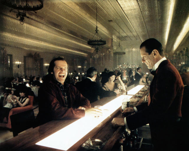 Jack Nicholson and Turkel in ‘The Shining’ - Credit: Everett Collection