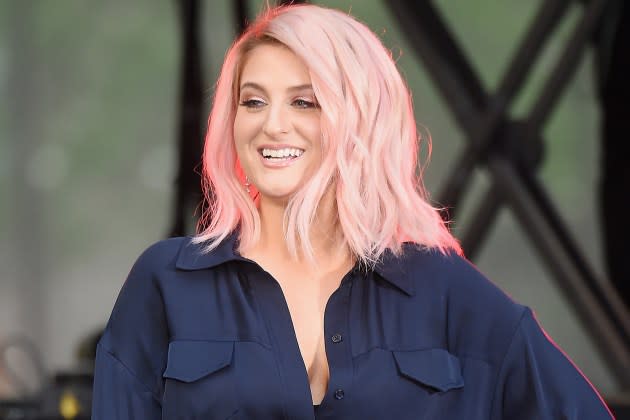 Meghan Trainor and Drew Explore Paris Hilton's New Line of