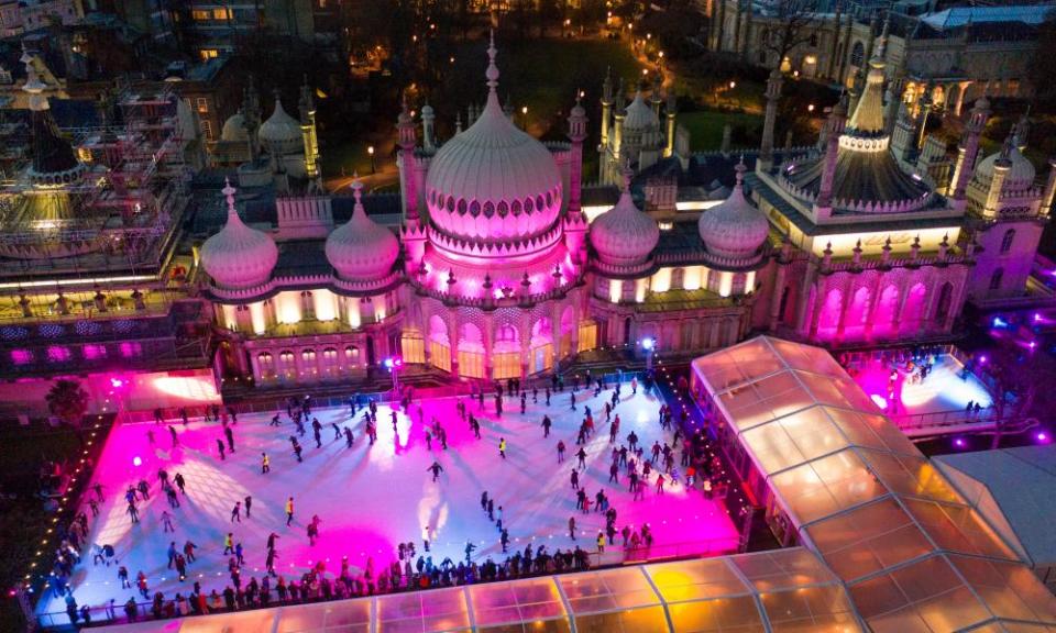 Royal Pavilion ice rink, Brighton.