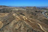 The Chiquita Canyon landfill is seen in Castaic