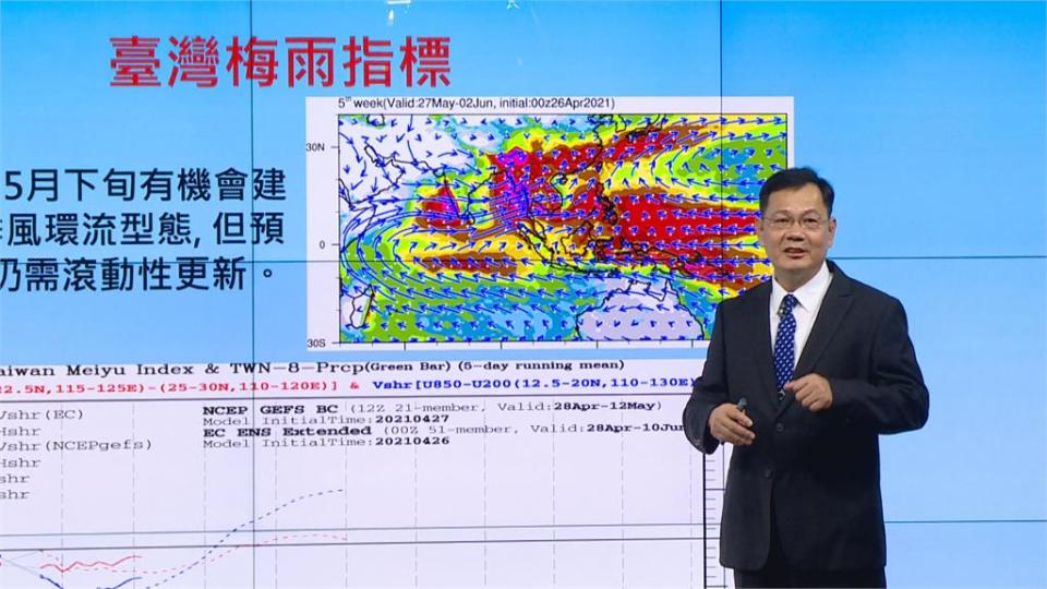 梅雨5月下旬報到　氣象局：今年總雨量偏少