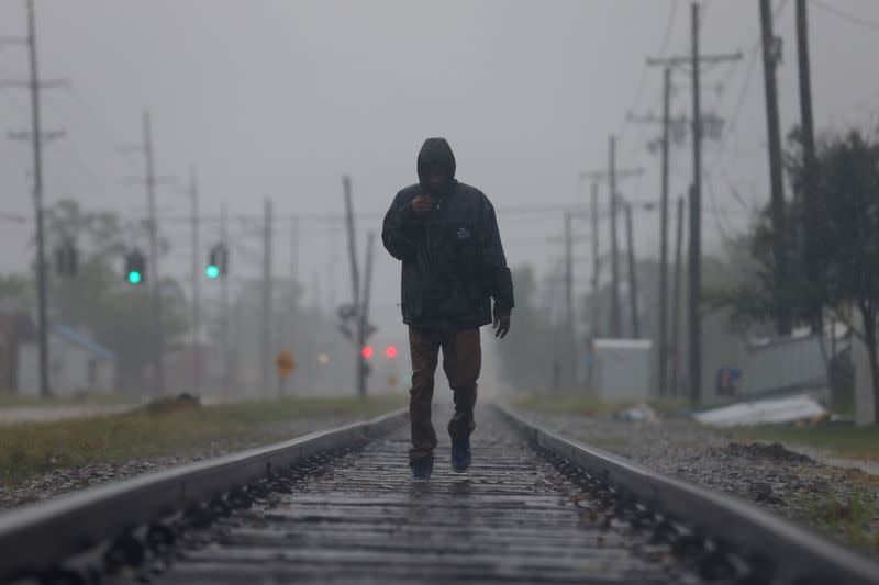 Hurricane Delta in Lake Charles