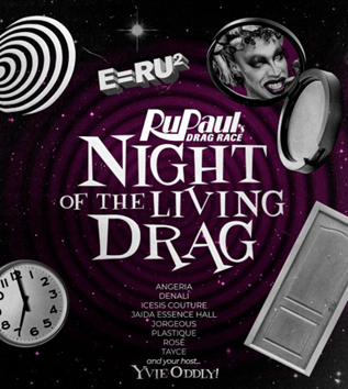 A performance of "RuPaul's Drag Race: Night of the Living Drag" was held at the Stephens Auditorium in time for the Halloween season