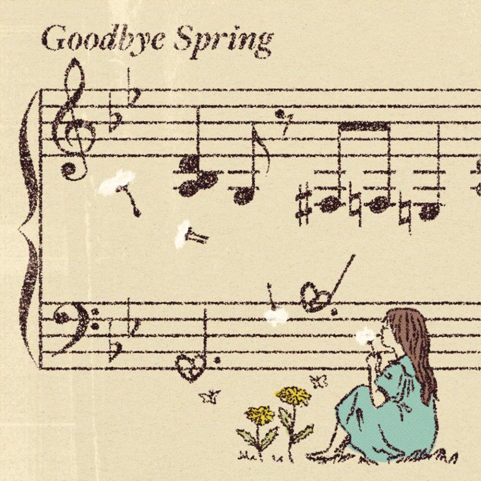 ▲單曲〈Goodbye Spring〉主視覺，帶點童趣與春天的清新氣息。