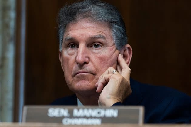 Sen. Joe Manchin (D-W.Va.) in November. On Sunday, he announced he would not be voting for President Joe Biden's Build Back Better bill, essentially ensuring that it will not pass. (Photo: Tom Williams via Getty Images)