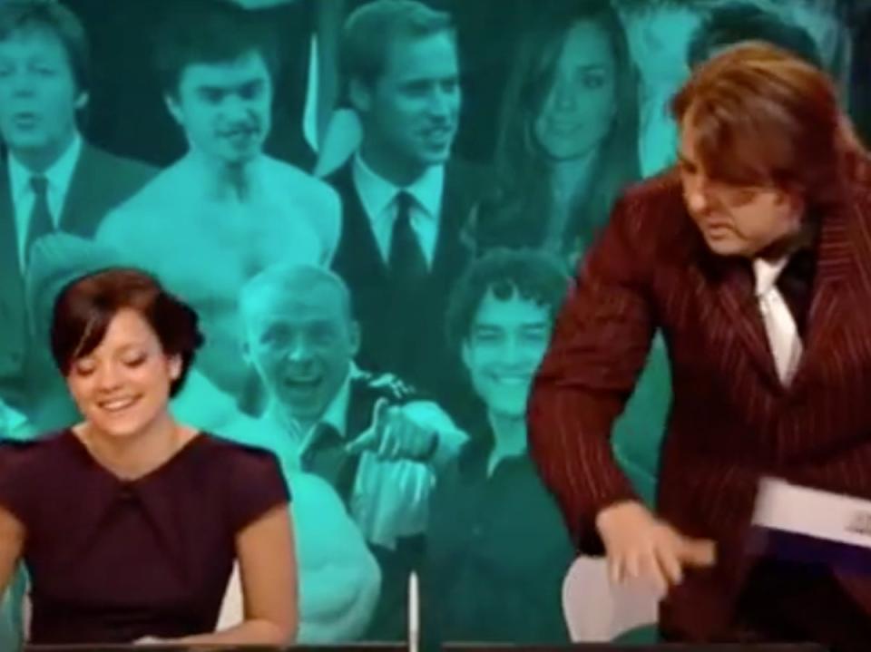 Lily Allen on ‘Big Fat Quiz of the year’ with Jonathan Ross (YouTube)