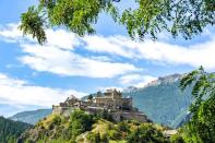 <p>Le château de Fort Queyras, dans les Hautes-Alpes.</p>