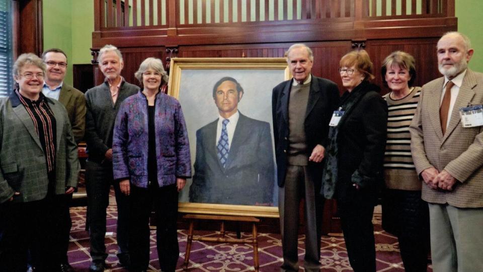 Seele Hall portrait unveiling SA Parliament