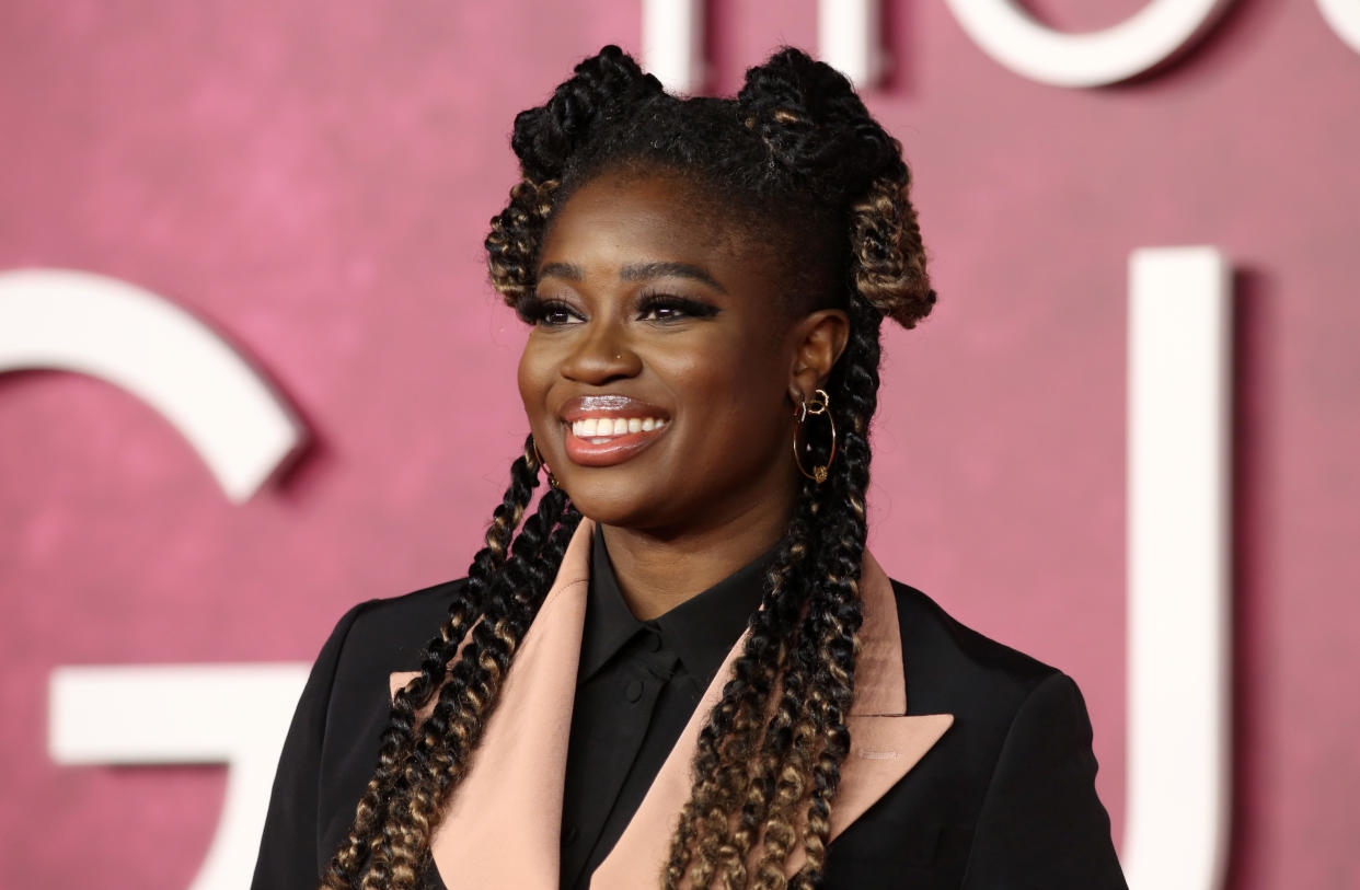 Clara Amfo hosted the UK premiere of 'House of Gucci' last night. (Lia Toby/Getty Images)
