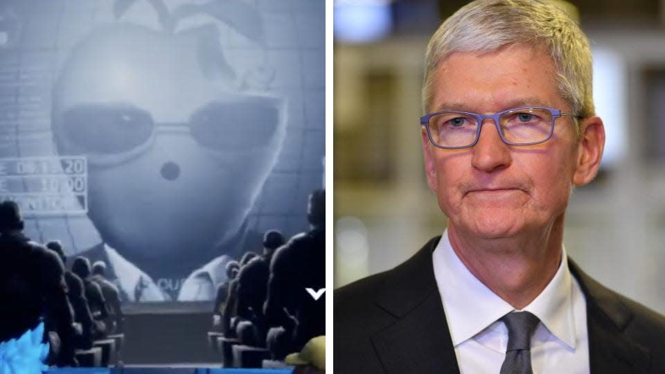 tim cook fortnite epic games apple