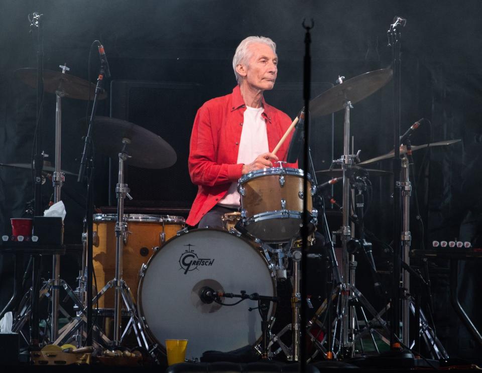Charlie Watts - drummer for The Rolling Stones - died August 24
