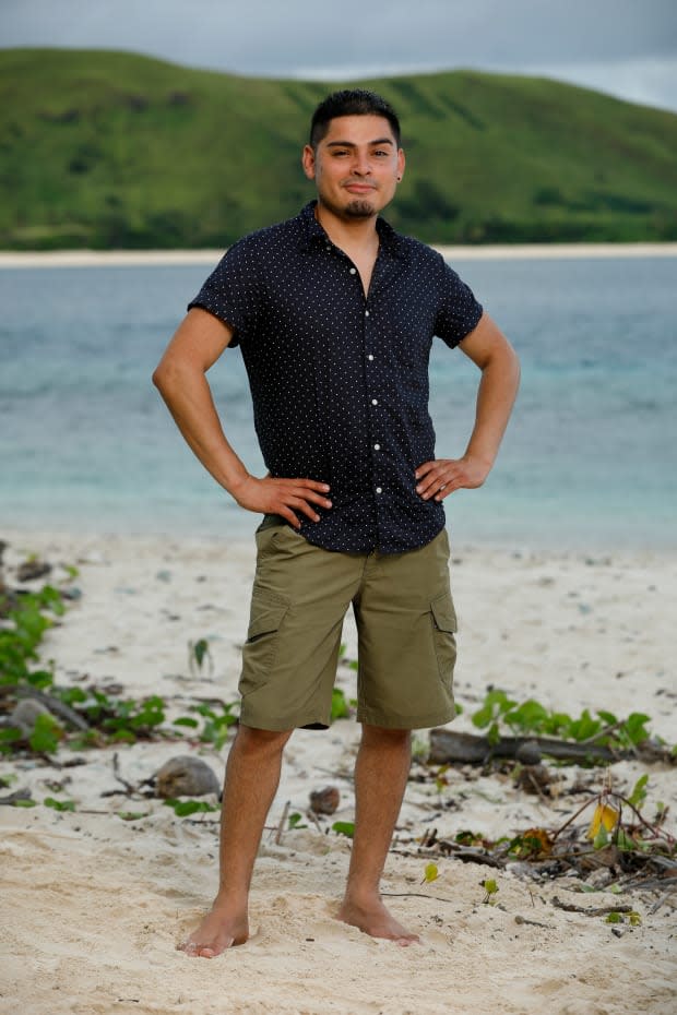 <p>The stakes are high for <strong>Geo Bustamante</strong> coming into <em>Survivor</em>. The 36-year-old was forced to quit his job to be on the show, so he's aiming to come back home with his biggest paycheck yet. And he hopes he can do that by giving back to a show that showed him that your insecurities can make you shine, even if they'll come to the forefront on the beach.<br><br><em><strong>Read our interview with Geo Bustamante (coming 9/4)<br></strong></em><br><strong>Age:</strong> 36<br><strong>Hometown:</strong> Miami, Fla.<br><strong>Current Residence:</strong> Honolulu, HI<br><strong>Occupation:</strong> Project Manager<br><br><strong>Favorite Hobbies:</strong> Hiking, traveling, diving<br><strong>3 Words to Describe You:</strong> Adaptable, hard worker, resilient<br><strong>Pet Peeve(s): </strong>I strongly dislike laziness and people who don’t have common courtesy. <br>What is the accomplishment you are most proud of? Being that English is my second language, I grew up in the hood and was homeless for a period of time, the accomplishment that I am most proud of is graduating with my Associates degree with a 4.0 GPA.<br><strong>What is something we would never know from looking at you?</strong> I grew up shy, quiet and in my head, which made me a thinker and very analytical. People also don’t see that if they mess or compete with me, they will lose. A whole new alter ego comes out that turns into a beast during any competition.<br><strong>Who is your hero and why? </strong>My husband is my hero because he is everything I have. He motivates me and has encouraged me through so much. He is also in the military, so he is a real hero in life! <br><strong>Which past Survivor will you play the game most like?</strong> It would have to be a combination of Cochran and Boston Rob. I am not as physical as Rob, but I will be strategic like Cochran. I’m hoping that by the end of the season, people will see that I played my own game.<br><strong>Why do you believe you can be the Sole Survivor?</strong> Because in life, I am already a survivor. In life I did not have the luxury to mess up and have people help me. In life I struggled and fought hard for everything I’ve accomplished. I have the fire in me and the willpower to show the world that I deserve to win and will not let anything or anyone get in my way. I’m ready for this, and I will not let this opportunity of a lifetime go to waste. The world will see that Geo Bustamante has arrived, and I WILL WIN!</p><p>Robert Voets/CBS</p>