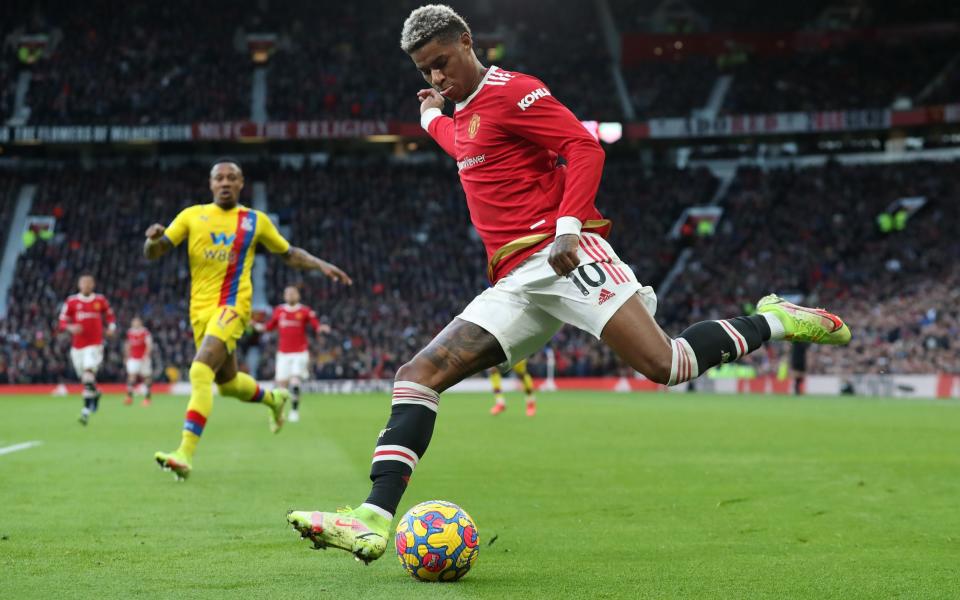 Marcus Rashford impressed in a more central role - GETTY IMAGES