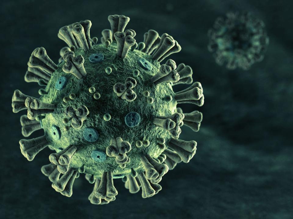 wuhan novel coronavirus under a microscope