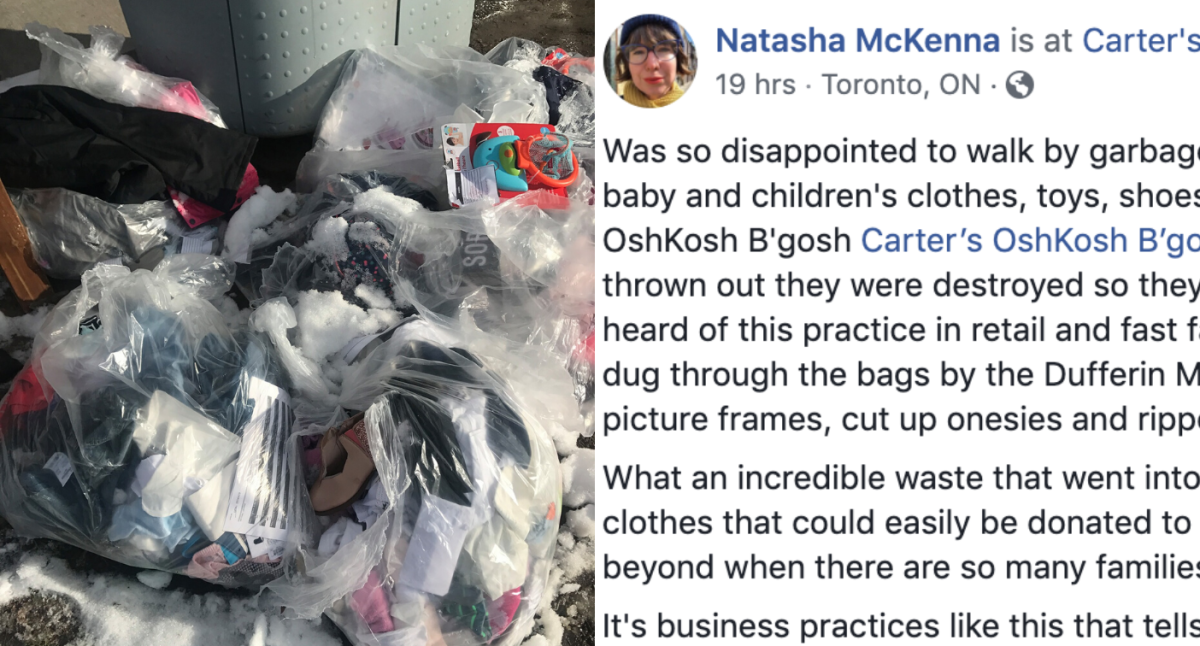 Fast Fashion Carter's Oshkosh destroying kids clothes