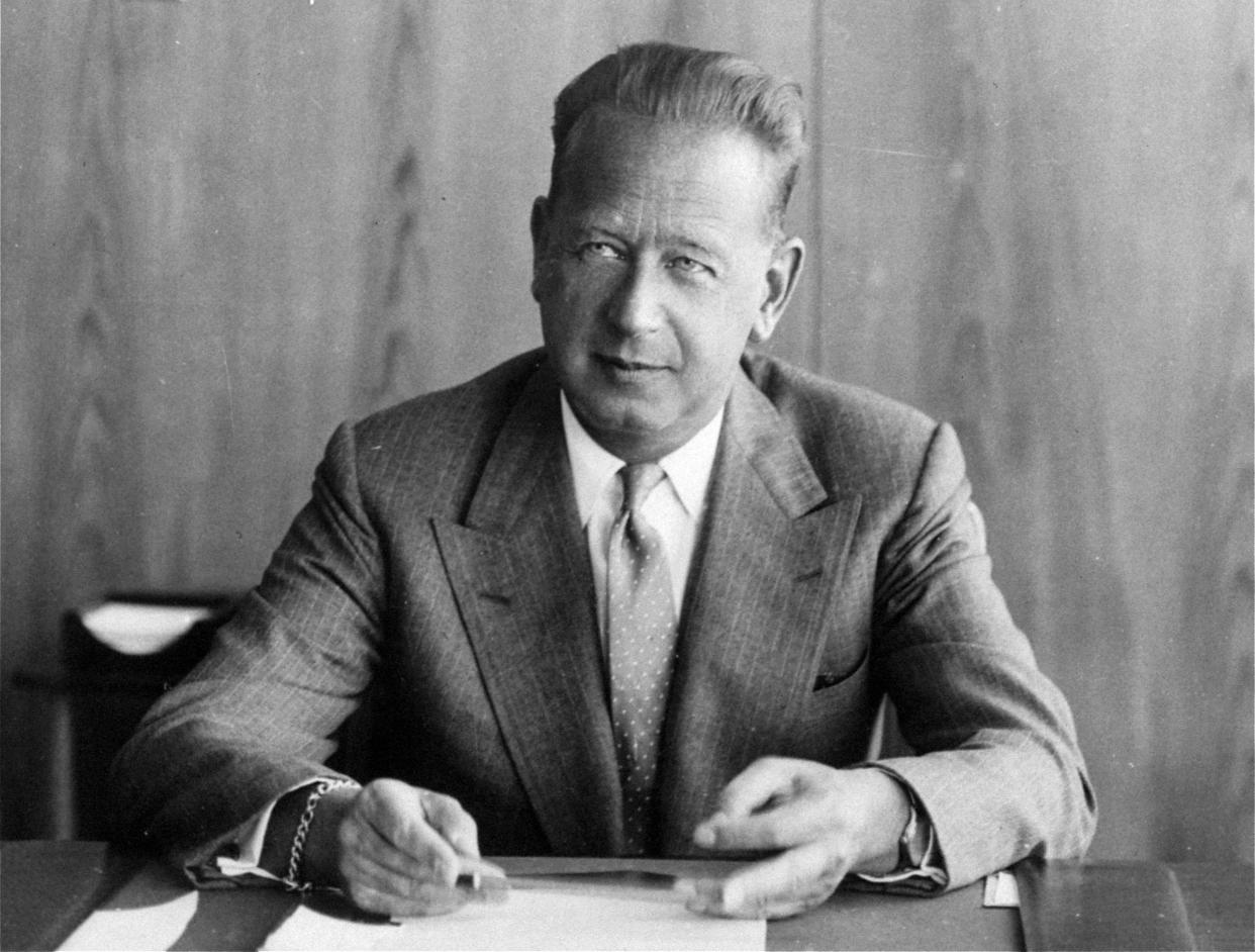 A 1959 file photo of Dag Hammarskjold, Secretary General of the United Nations.