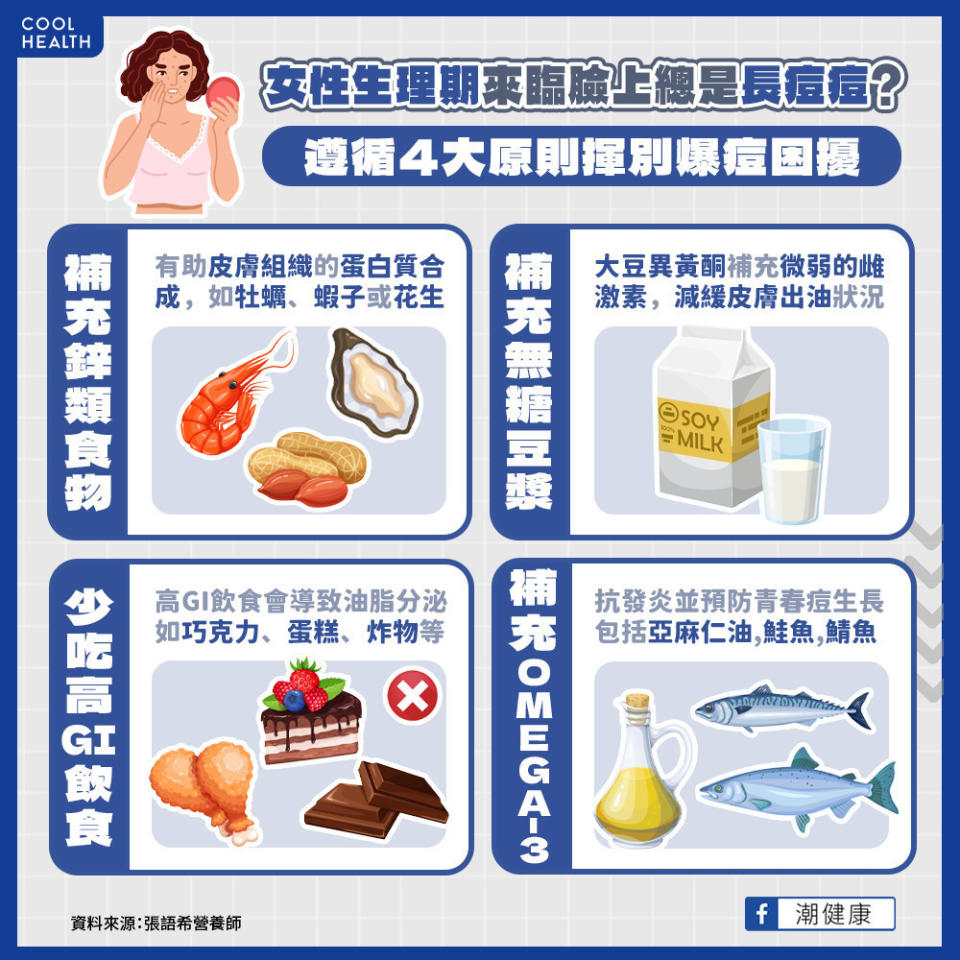 4大原則揮別爆痘困擾（圖片來源：潮健康）