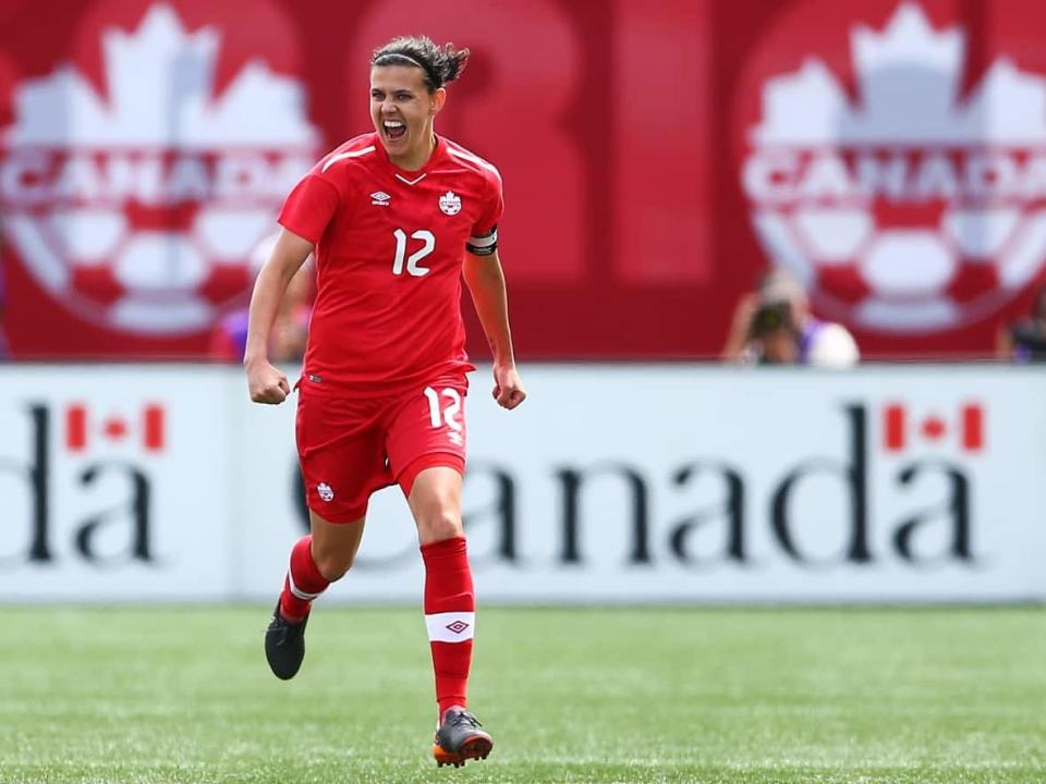 Christine Sinclair was voted Canadian Women's Player of the Year for the 14th time. (Vaughn Ridley/Getty Images - image credit)
