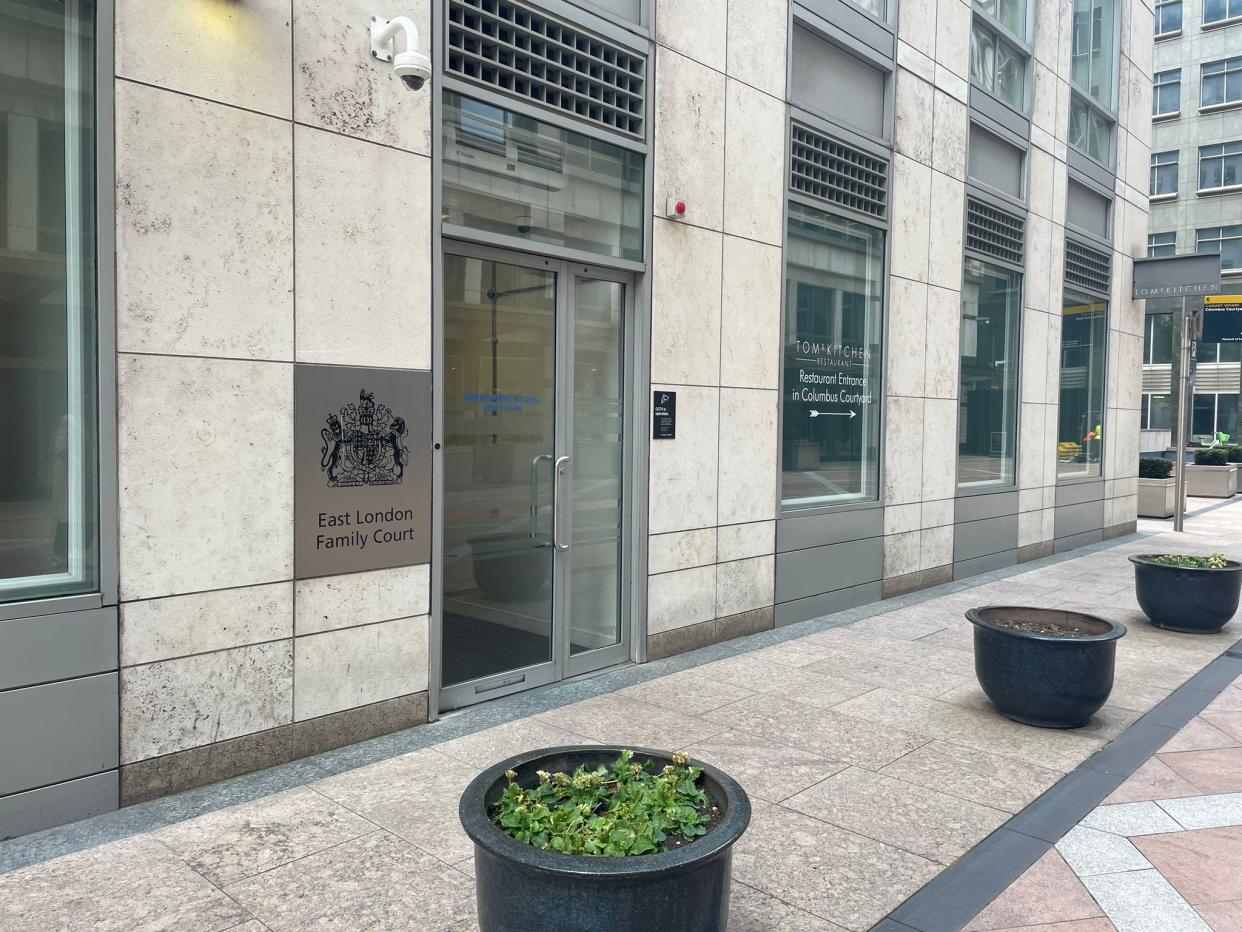 East London Family Court in Canary Wharf (Callum Parke/PA)