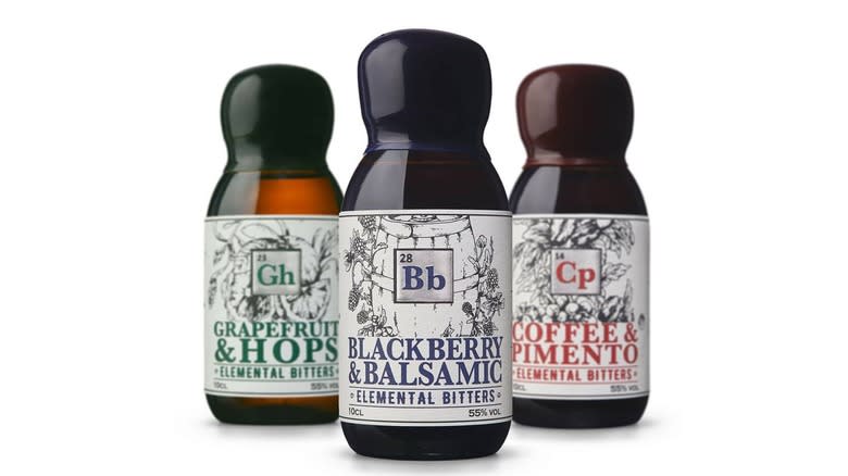 Elemental bitters bottles