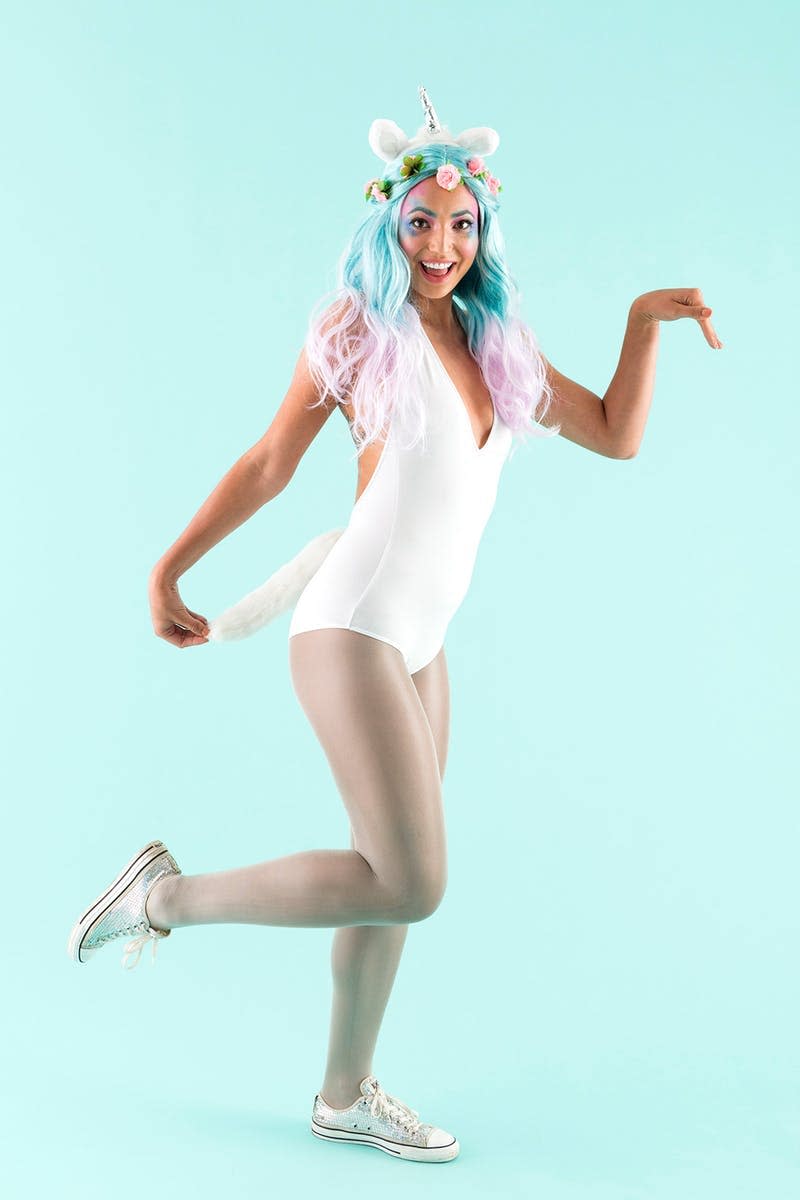 DIY Women's Unicorn Halloween Costume