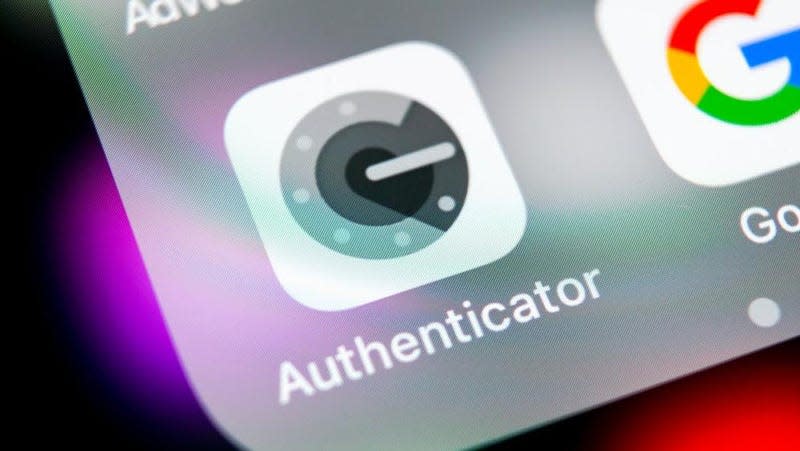 The Google Authenticator app