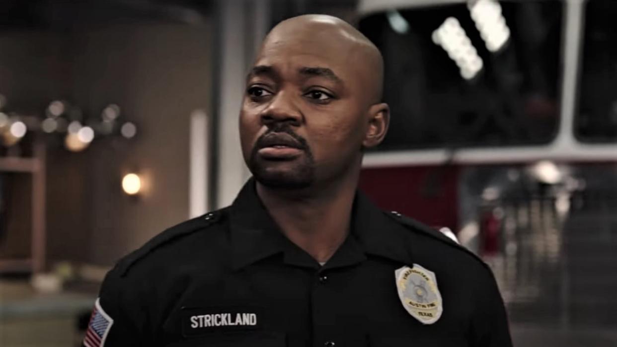  Brian Michael Smith as Paul Strickland on 9-1-1: Lone Star. 