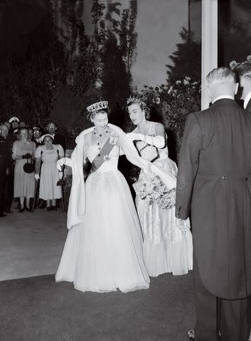 Queen Elizabeth and Lady Pamela