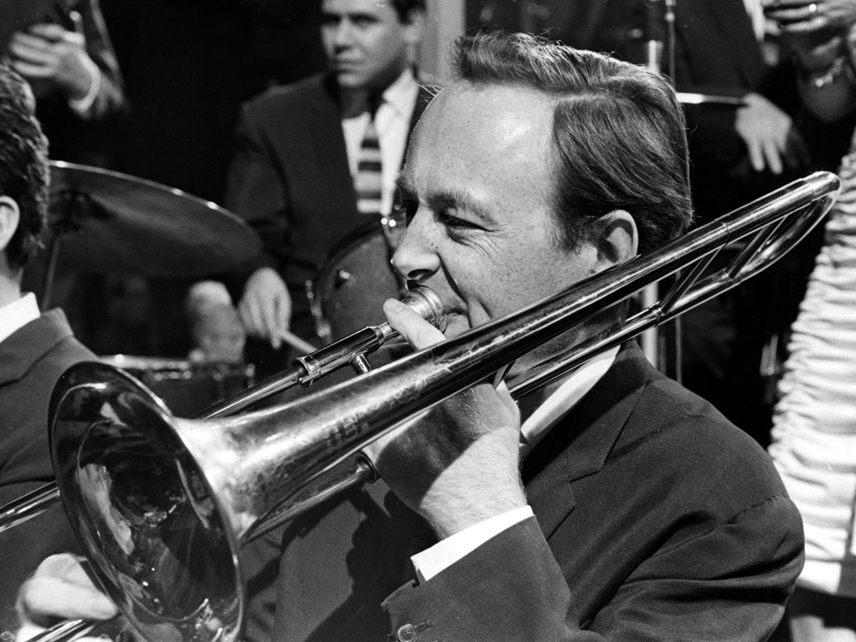 Barber performs with his jazz band circa 1962 (Pat Jackson/Shutterstock)