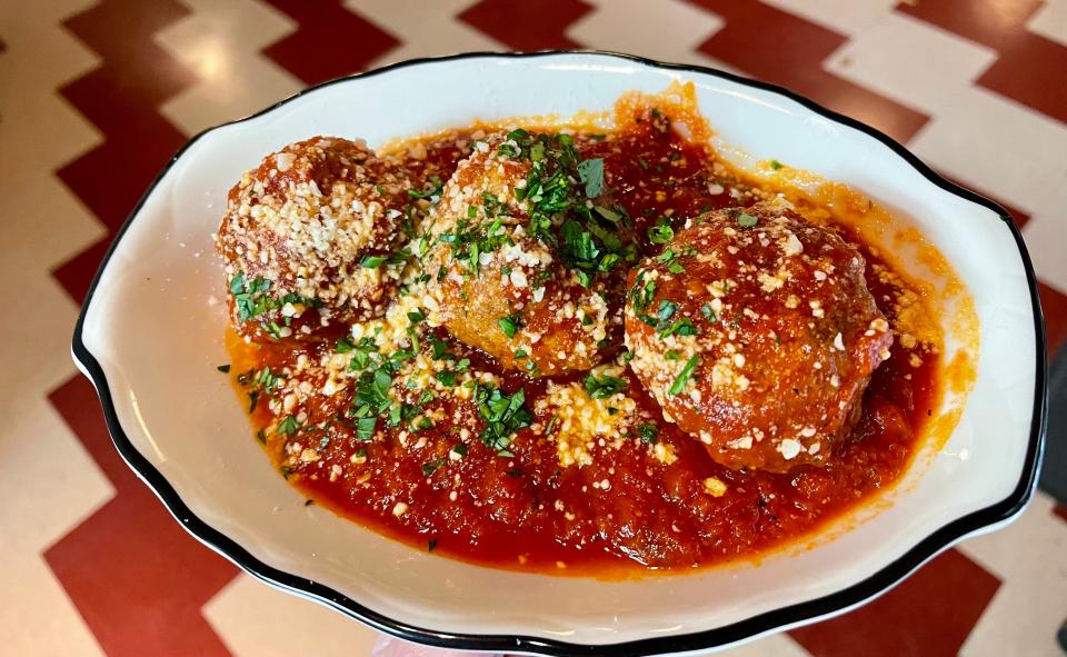 The meatballs at Cocozza American Italian in Downtown Memphis.