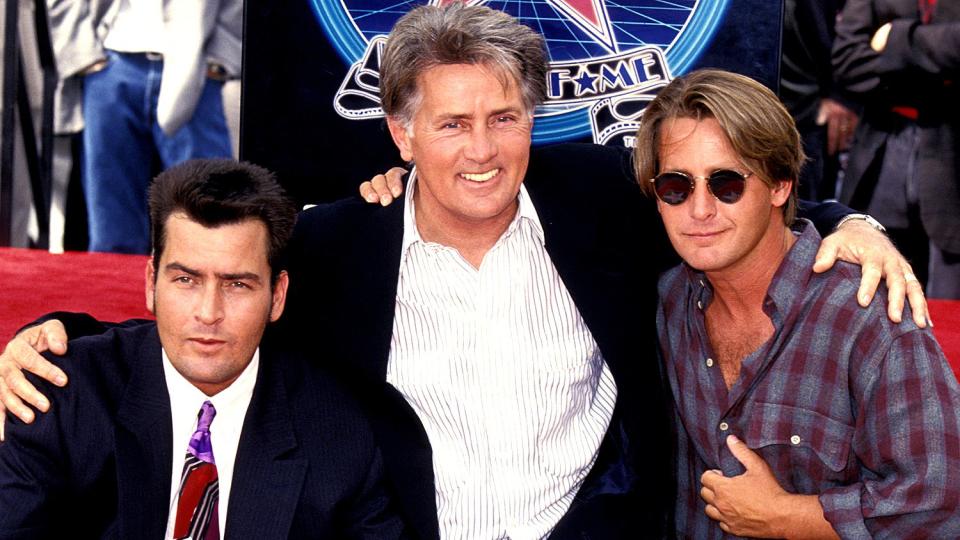 Charlie Sheen, Martin Sheen & Emilio Estevez