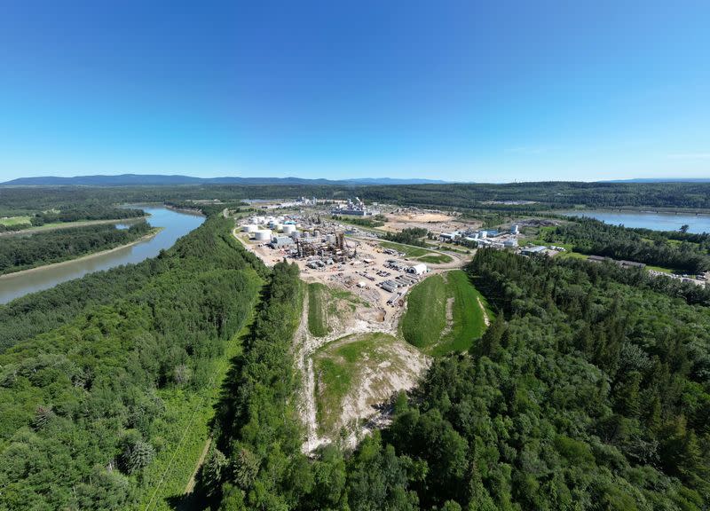 Tidewater Renewables' renewable diesel and renewable hydrogen complex at the refinery in Prince George