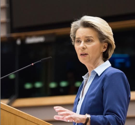 歐盟執委會主席范德賴恩（Ursula von der Leyen ）。   圖：翻攝范德賴恩IG