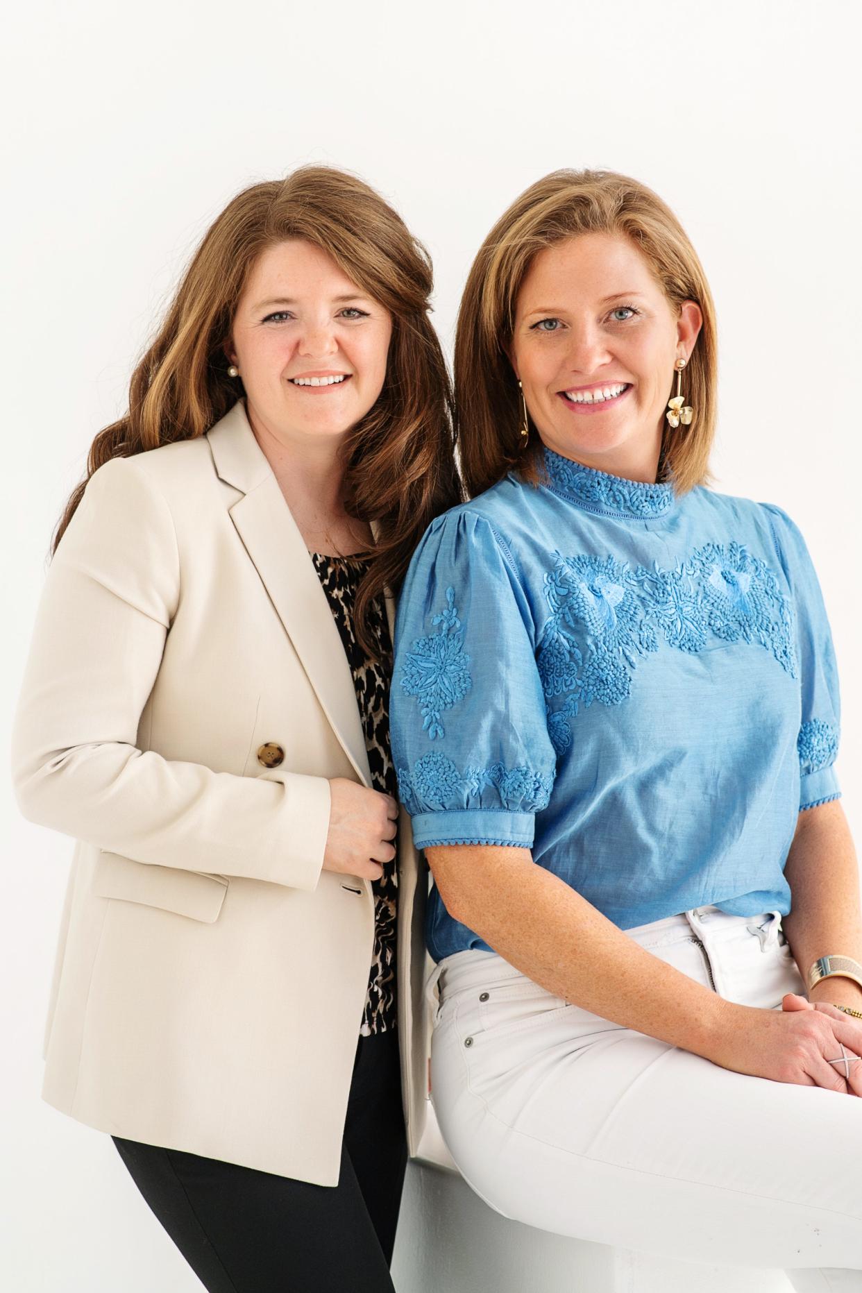 Interior designers Megan Berger, left, and Marjorie Smyth are partners at Adorn Interior Design in Cincinnati