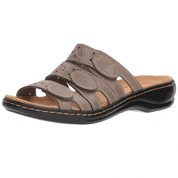 <p><strong>Clarks</strong></p><p>amazon.com</p><p><strong>$66.31</strong></p><p>Whether you have bunions, hammertoe, or just wider feet, these slides are designed to be comfy. Coming in either narrow, medium, or wide, there is a pair meant for your feet. Our pros were impressed that there are <strong>three adjustable straps to ensure a snug fit. </strong>The orthotic footbed is designed for support while the rubber outsole makes walking in them a breeze.</p>